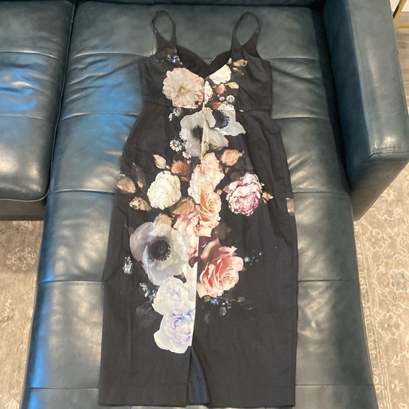 ASOS Black Floral Dress - Picture 6 of 9